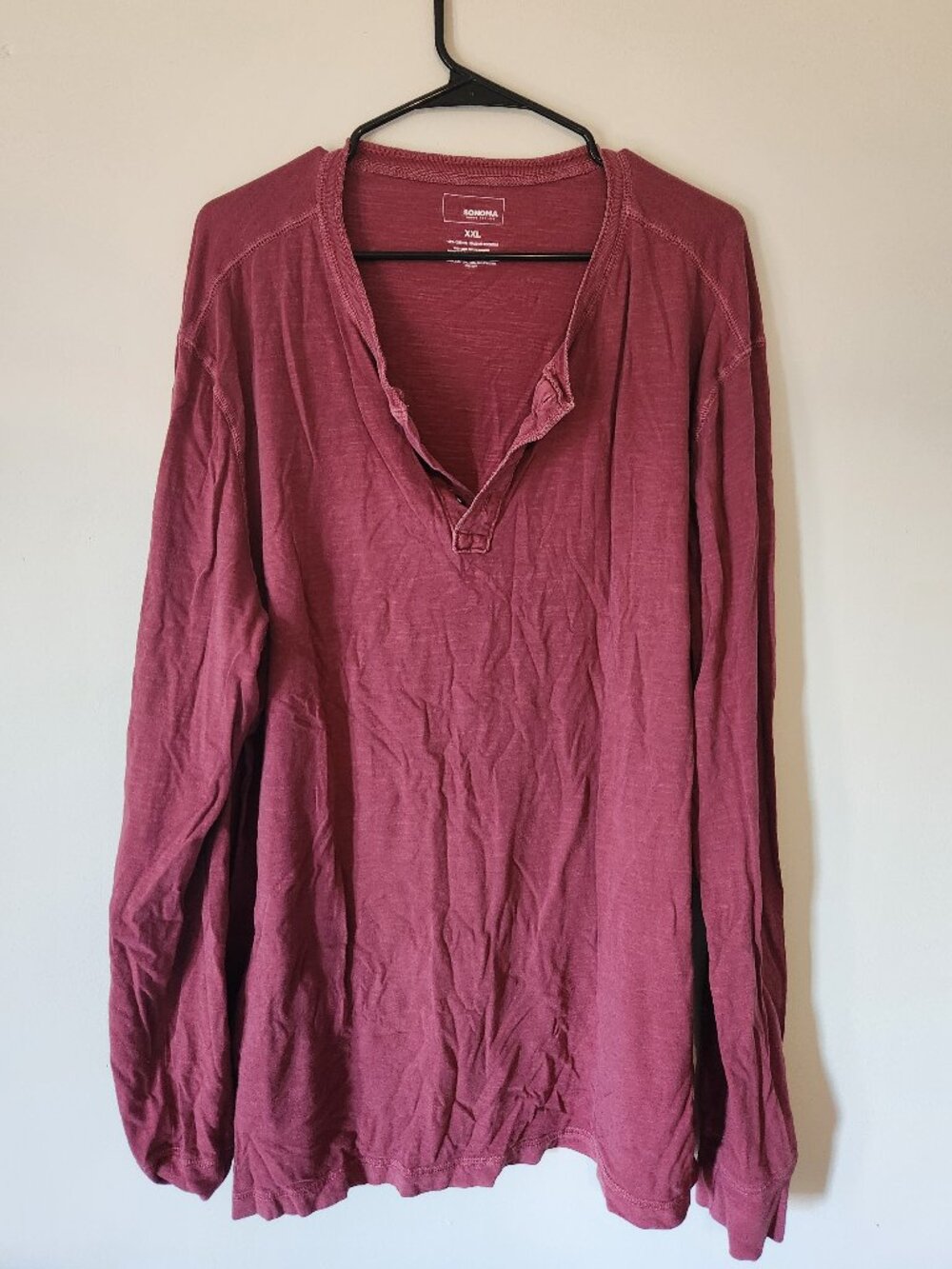 Sonoma Maroon Long-sleeved Shirt